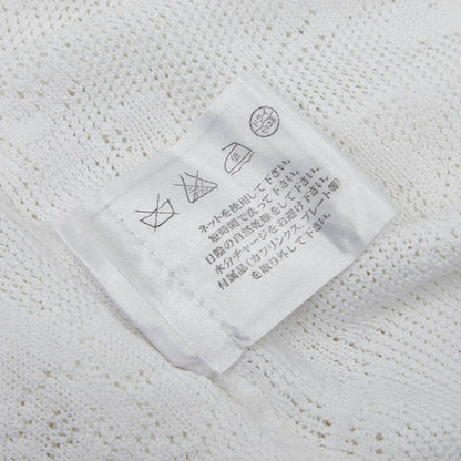 Chanel Vintage Knit Size 40 White Rayon Women's Chanel