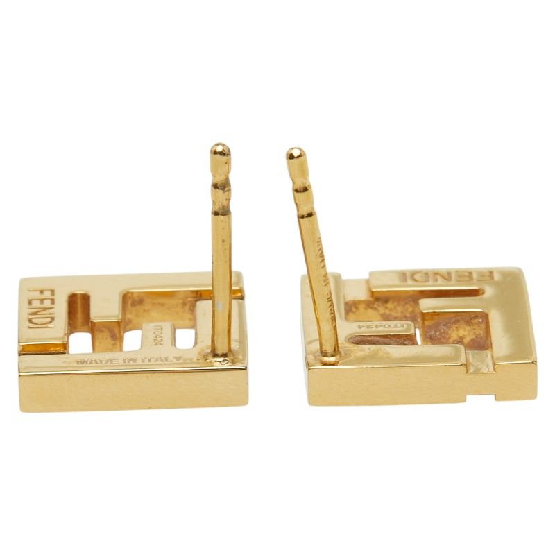 Fendi Forever Gold Brown Plated Ladies Fendi