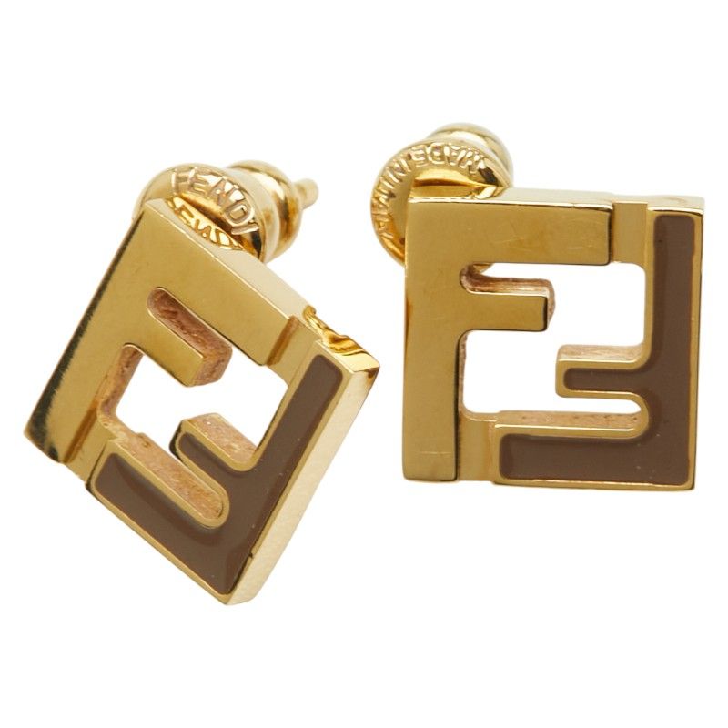 Fendi Forever Gold Brown Plated Ladies Fendi