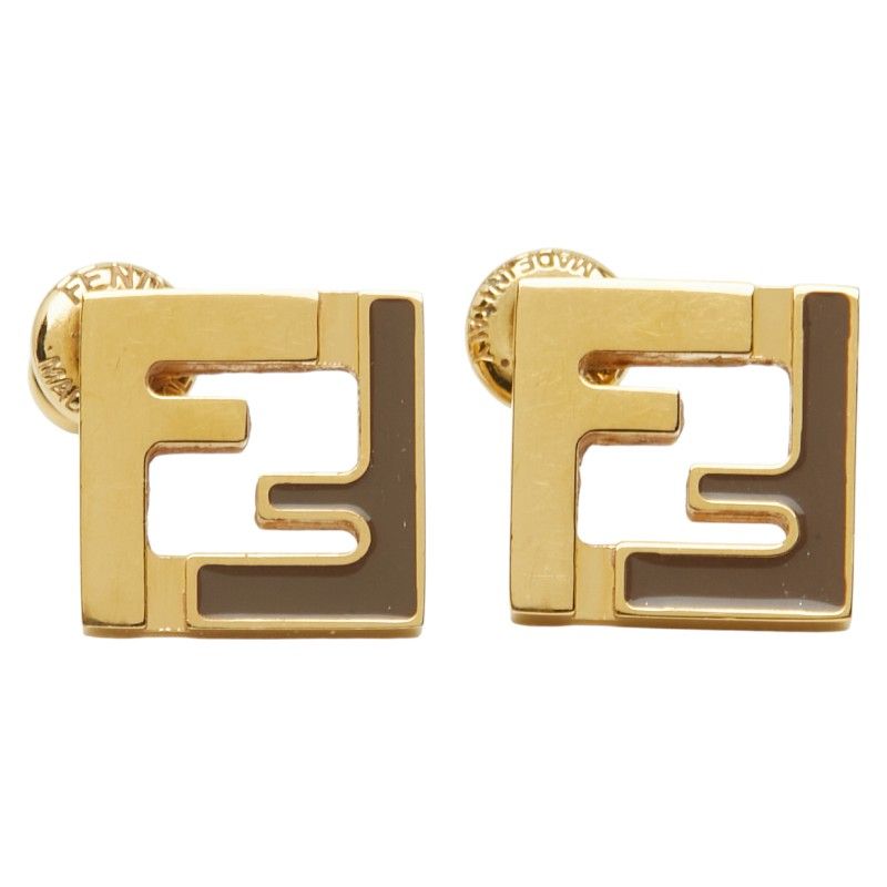 Fendi Forever Gold Brown Plated Ladies Fendi