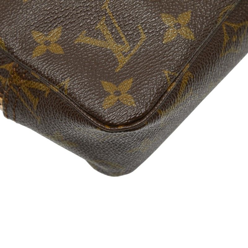 Louis Vuitton Monogram Trousse Toilette 23 Second Bag Clutch Bag M47524 Brown