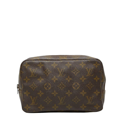 Louis Vuitton Monogram Trousse Toilette 23 Second Bag Clutch Bag M47524 Brown