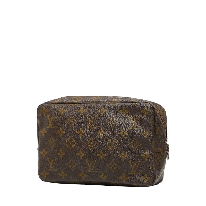 Louis Vuitton Monogram Trousse Toilette 23 Second Bag Clutch Bag M47524 Brown