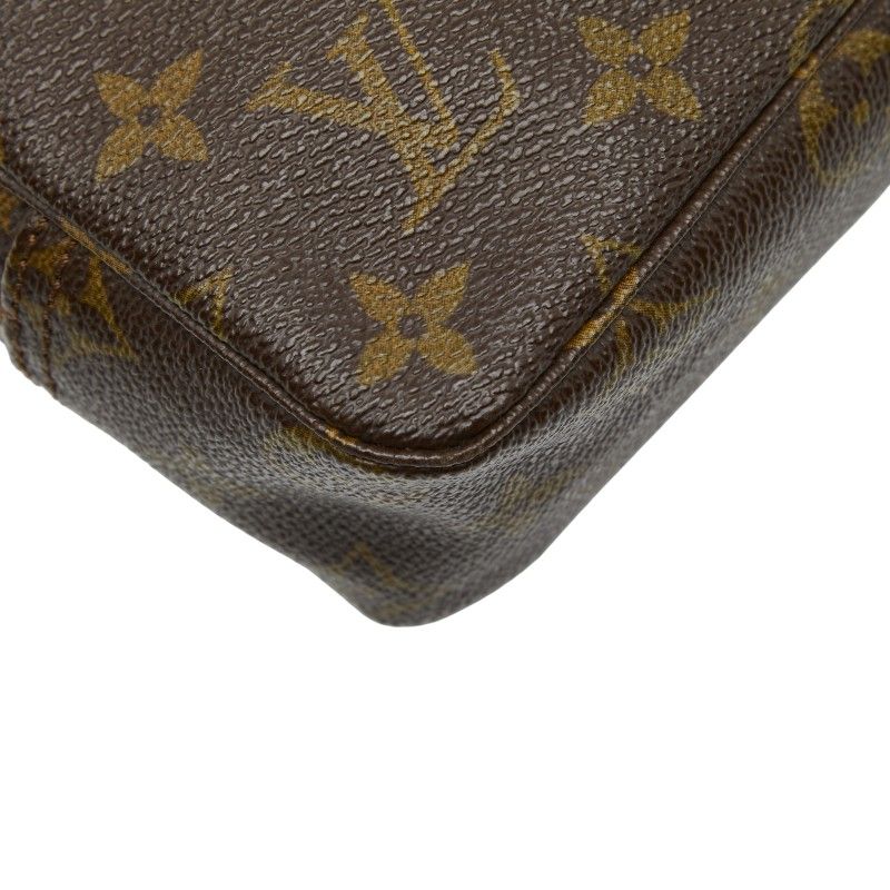 Louis Vuitton Monogram Trousse Toilette 23 Second Bag Clutch Bag M47524 Brown