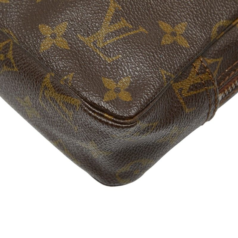 Louis Vuitton Monogram Trousse Toilette 23 Second Bag Clutch Bag M47524 Brown