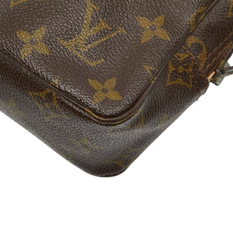 Louis Vuitton Monogram Trousse Toilette 23 Second Bag Clutch Bag M47524 Brown
