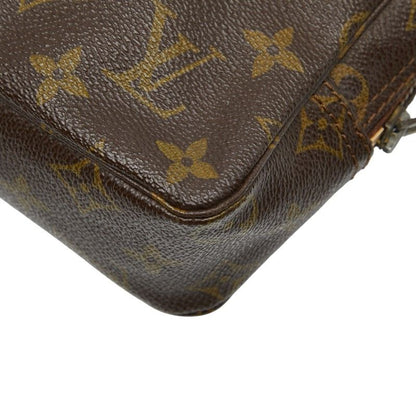 Louis Vuitton Monogram Trousse Toilette 23 Second Bag Clutch Bag M47524 Brown