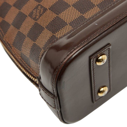 Louis Vuitton Damier Alma BB Handbag Shoulder Bag 2WAY N41221 Brown PVC Leather