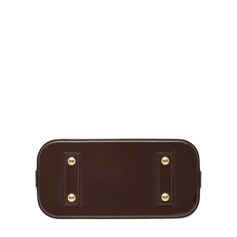 Louis Vuitton Damier Alma BB Handbag Shoulder Bag 2WAY N41221 Brown PVC Leather