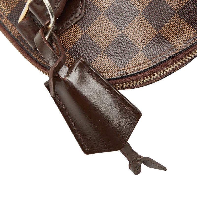 Louis Vuitton Damier Alma BB Handbag Shoulder Bag 2WAY N41221 Brown PVC Leather