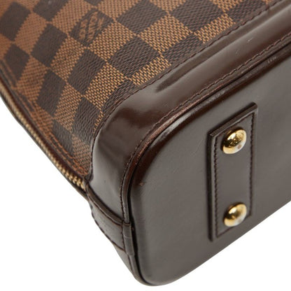 Louis Vuitton Damier Alma BB Handbag Shoulder Bag 2WAY N41221 Brown PVC Leather