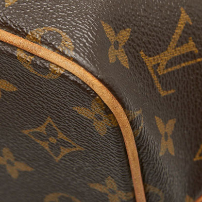 Louis Vuitton Monogram Palermo PM Handbag Shoulder Bag 2WAY M40145 Brown PVC