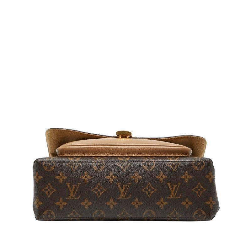 Louis Vuitton Monogram Marignan Handbag Shoulder Bag 2WAY M44257 Brown Beige