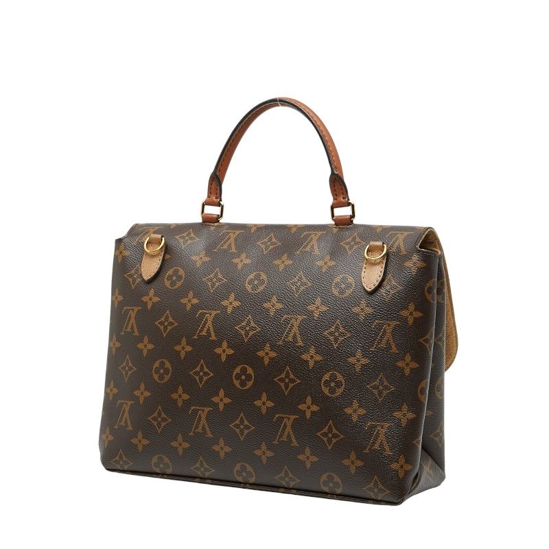 Louis Vuitton Monogram Marignan Handbag Shoulder Bag 2WAY M44257 Brown Beige