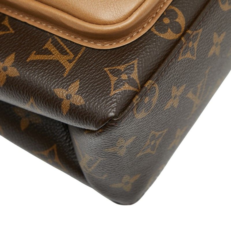 Louis Vuitton Monogram Marignan Handbag Shoulder Bag 2WAY M44257 Brown Beige