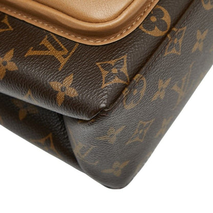 Louis Vuitton Monogram Marignan Handbag Shoulder Bag 2WAY M44257 Brown Beige