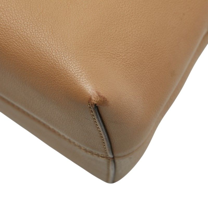 Fendi By The Way Medium Handbag Shoulder Bag 2WAY 8bl124 Beige Black Leather