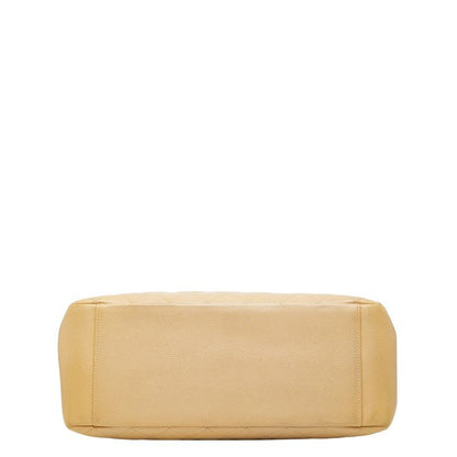 Chanel Coco Mark Matelasse GST Tote Chain Shoulder Bag Tote Bag A50995 Beige