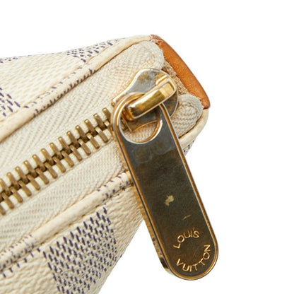 Louis Vuitton Damier Azure Totally MM Tote Bag Shoulder Bag N41279 White Ivory