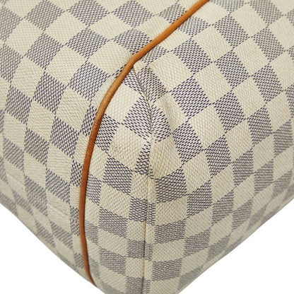 Louis Vuitton Damier Azure Totally MM Tote Bag Shoulder Bag N41279 White Ivory