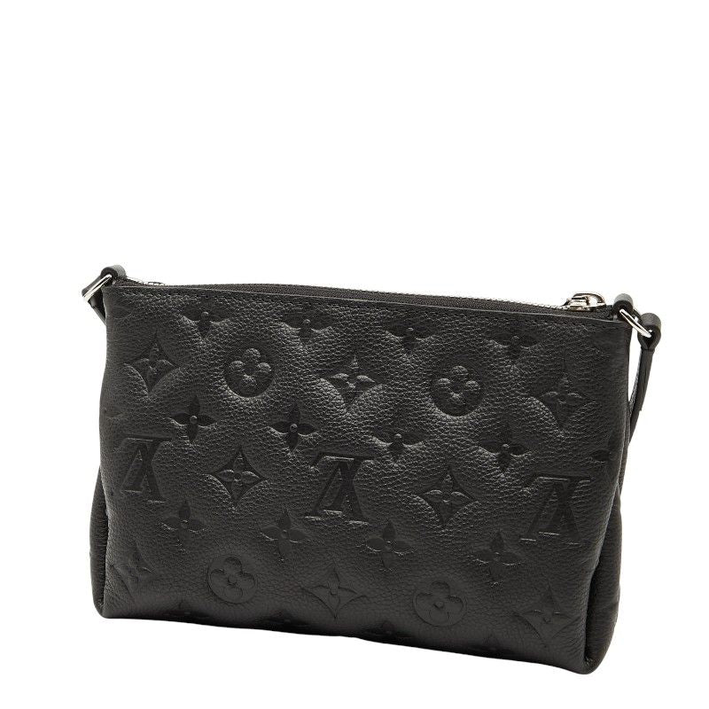 Louis Vuitton Monogram Empreinte Pochette Shoulder Bag R98570 Black Leather