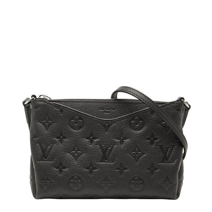 Louis Vuitton Monogram Empreinte Pochette Shoulder Bag R98570 Black Leather