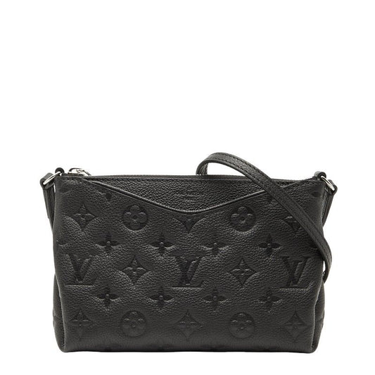 Louis Vuitton Monogram Empreinte Pochette Shoulder Bag R98570 Black Leather