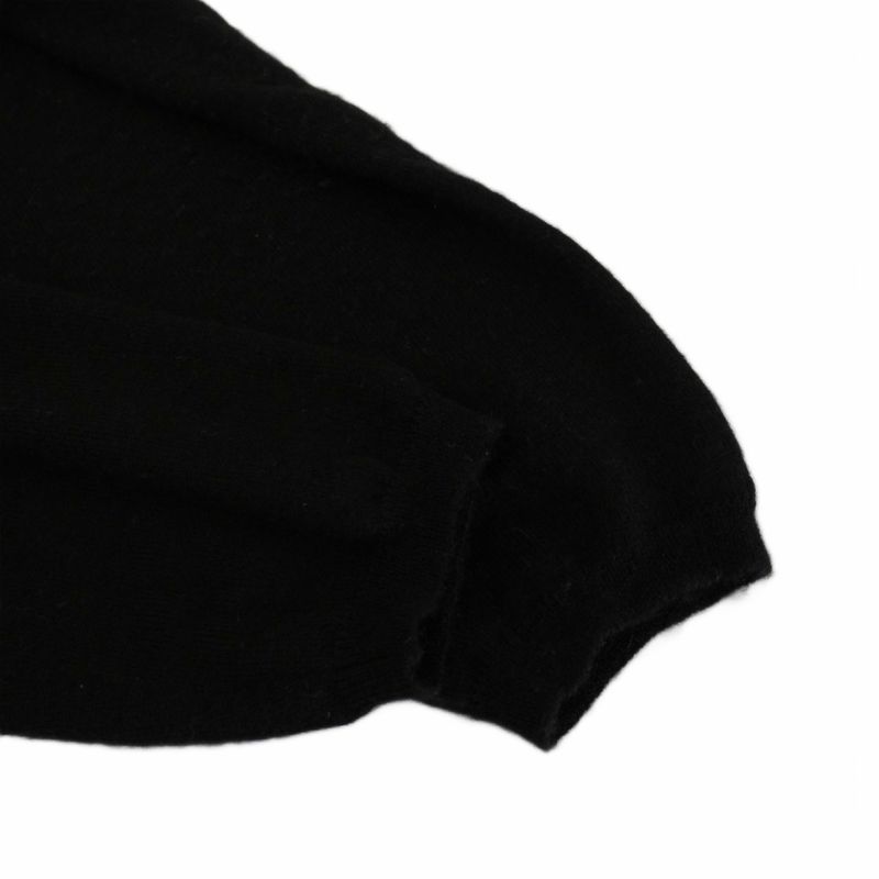 Gucci Ensemble Knit Long Sleeve Cardigan Sleeveless V Neck Cashmere S Black