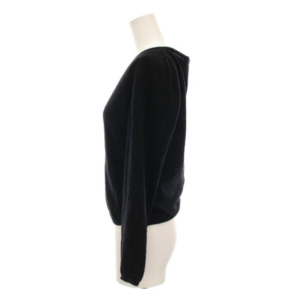 Gucci Ensemble Knit Long Sleeve Cardigan Sleeveless V Neck Cashmere S Black