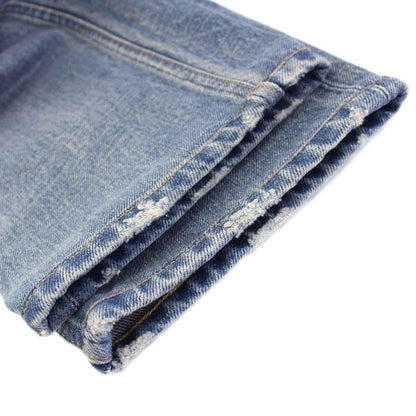 Celine Marguerite Jeans Denim Pants Triomphe Hardware 24 Blue N861 930F 07UW KH