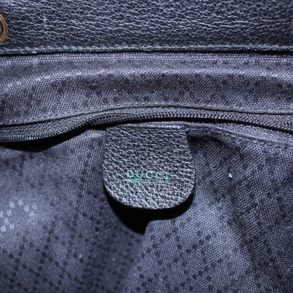 Gucci Bamboo Backpack Sac Daypack Suede Leather Bicolor Black Brown 003.2058.001