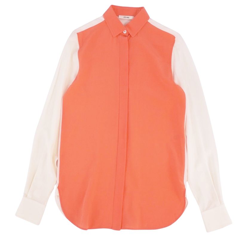 Celine Shirt Phoebe Period Blouse Long Sleeve Shi