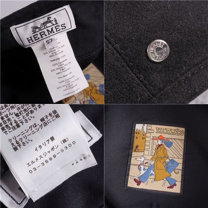Hermes Hat Beret Saint Honore Serie Button Kashi