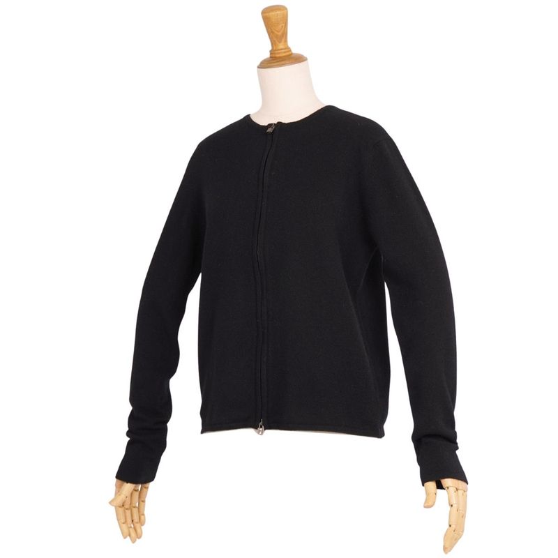 Hermes Knit Gaultier Period Sweater Zip Up Cashmere