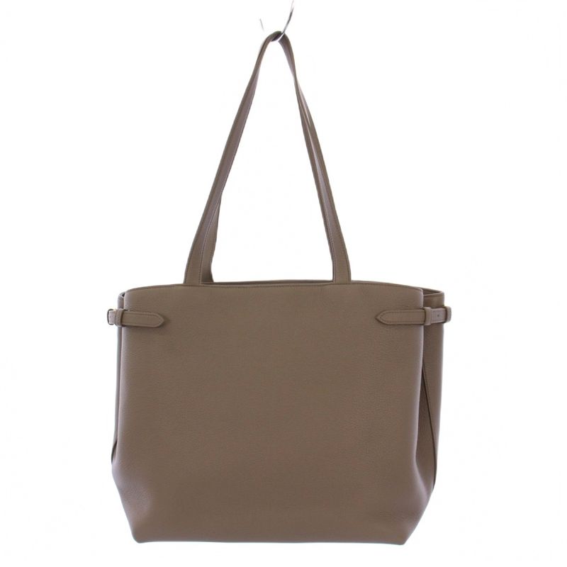 Celine 24SS Medium Cabas Anais Cuir Triomphe Tote Handbag Grey KH - OH