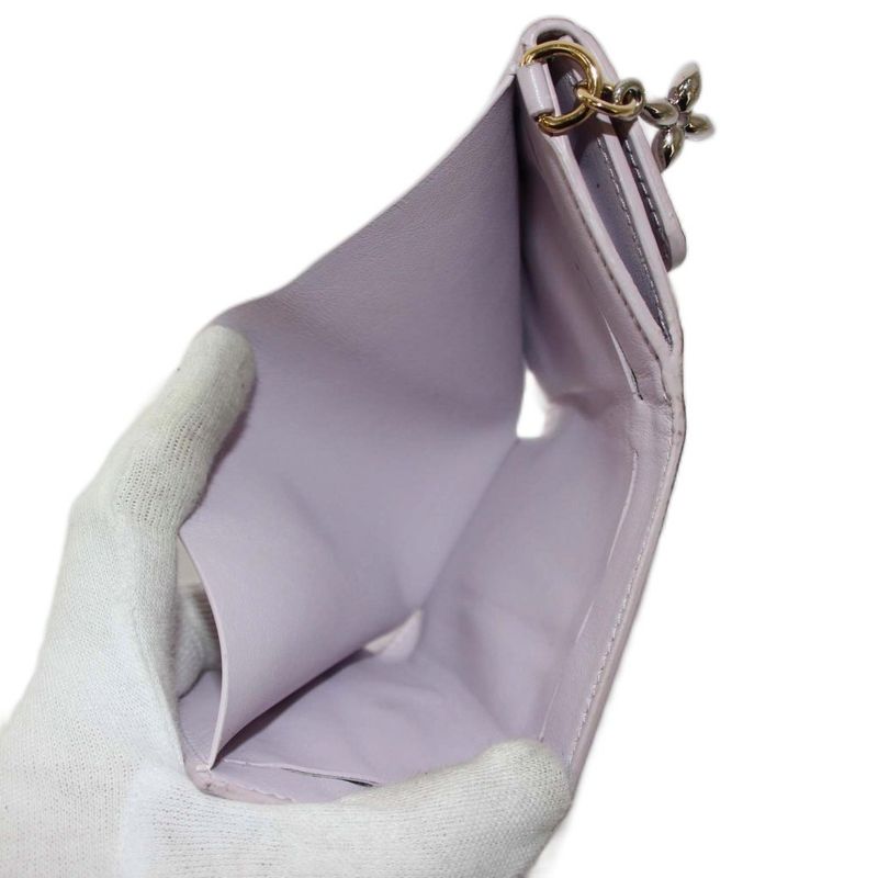 Louis Vuitton Mini Trifold Wallet LV Bloom Coin Case Coin Case Wallet Misty