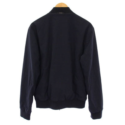 Hermes Reversible Bomber Jacket Blouson Outerwear 46 Navy Blue Orange KH