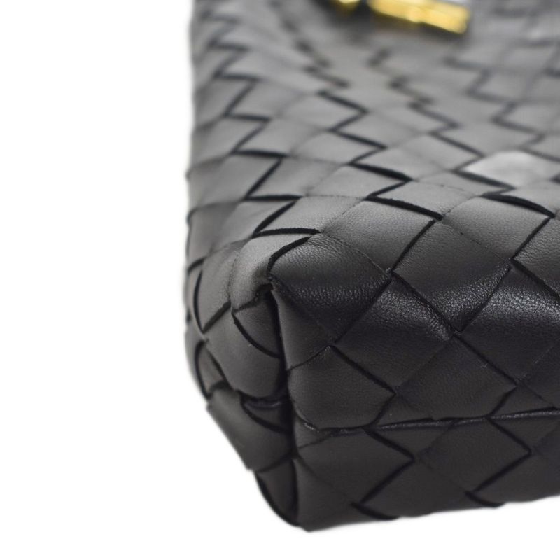 Bottega Veneta Andiamo Phone Pouch Intrecciato Shoulder Bag Pochette Leather