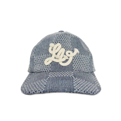 Louis Vuitton Cap Damier Denim 3D Hat Blue M7534l AA