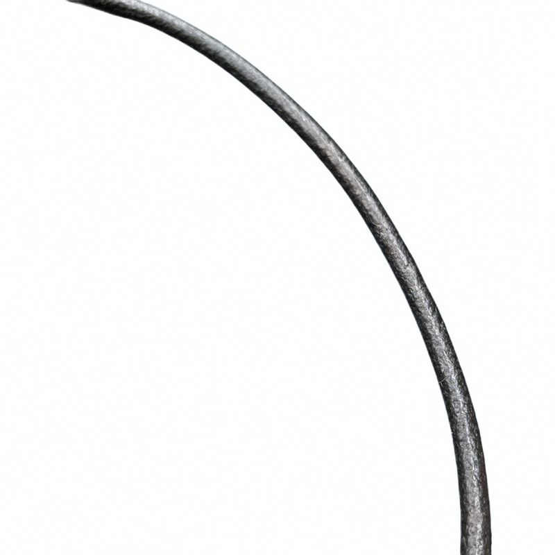 Tiffany & Co Tiffany & CO Makers Calfskin Leather Cord Bracelet Ag925 Au750