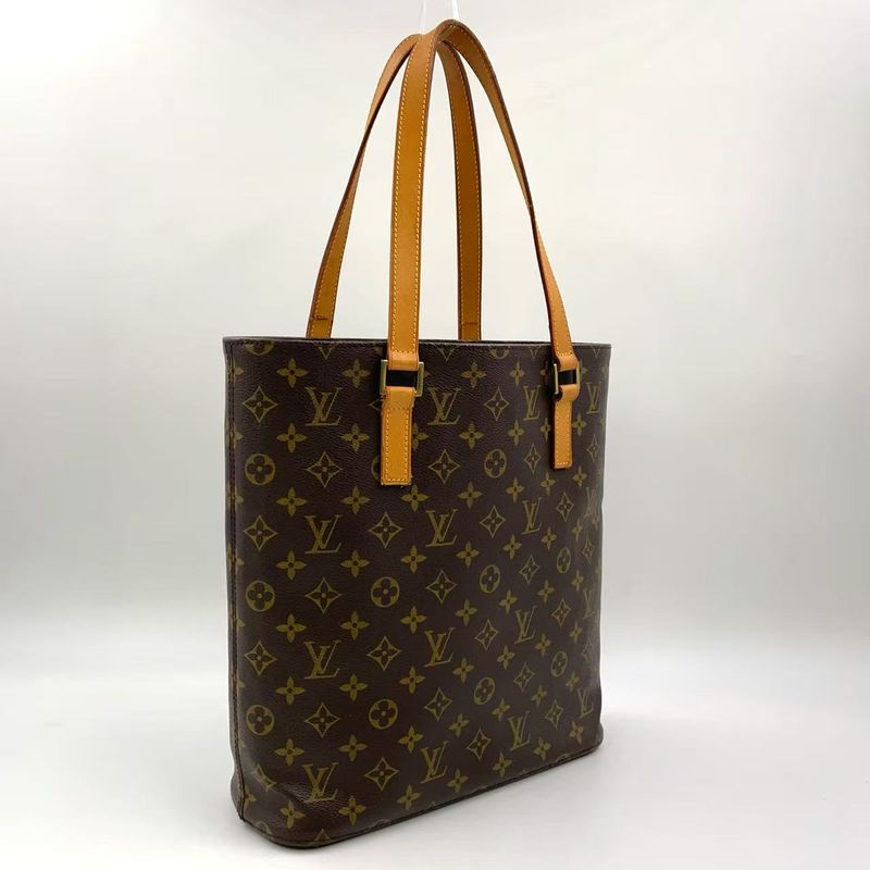 Louis Vuitton Vavin GM Monogram Shoulder Bag Leather X PVC Brown Tote Bag Gold