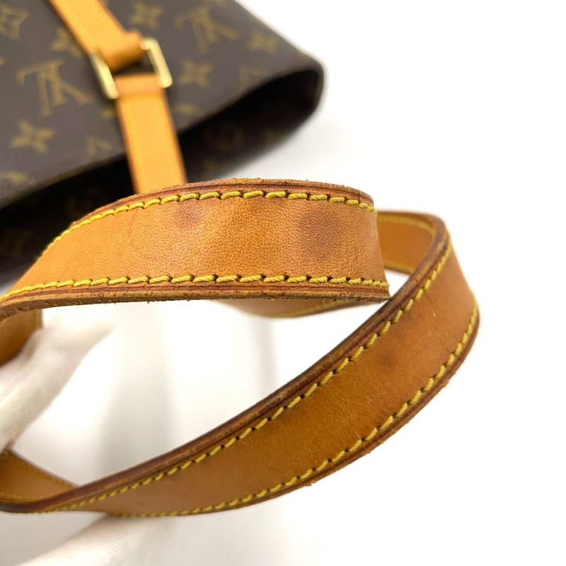 Louis Vuitton Vavin GM Monogram Shoulder Bag Leather X PVC Brown Tote Bag Gold