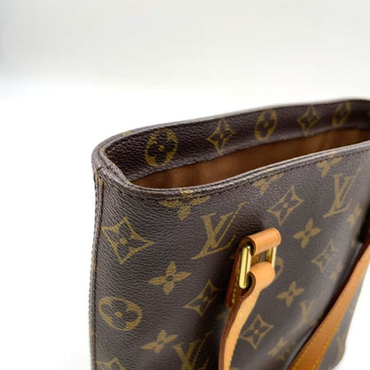 Louis Vuitton Vavin PM Monogram Leather × PVC Brown Handbag Gold M51172