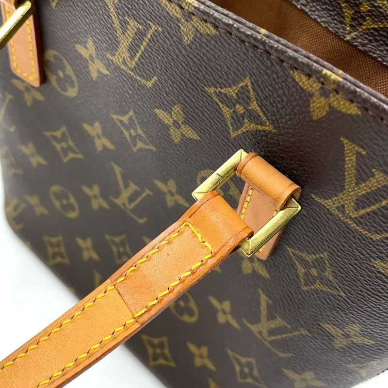 Louis Vuitton Vavin PM Monogram Leather × PVC Brown Handbag Gold M51172