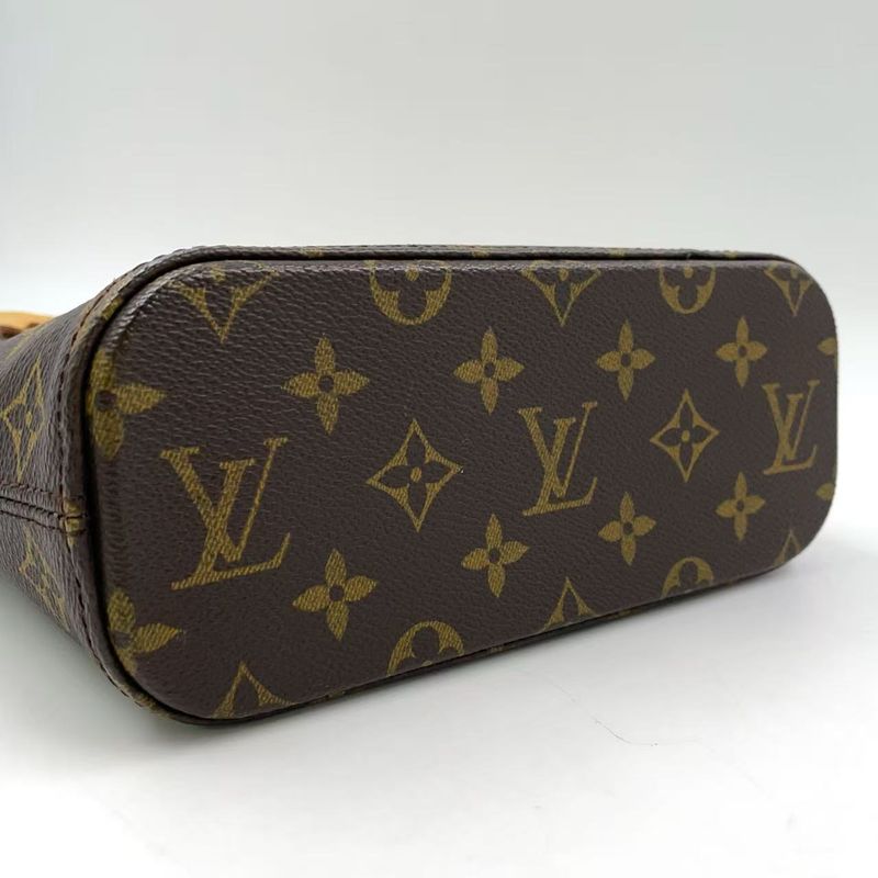 Louis Vuitton Vavin PM Monogram Leather × PVC Brown Handbag Gold M51172
