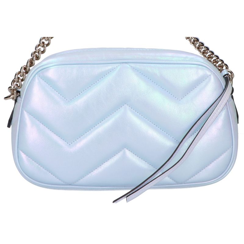 Gucci Similar 447632 GG Marmont Quilted Chevron Small Camera Bag Chain