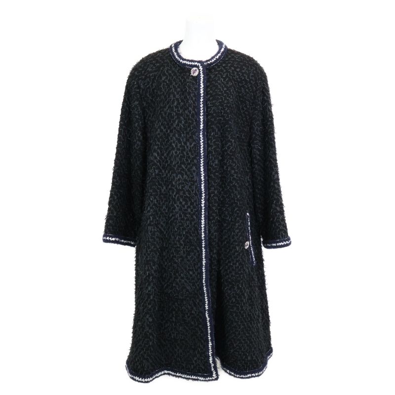 Chanel 22AW P73170v64561 Bijoux Button Tweed Long 36