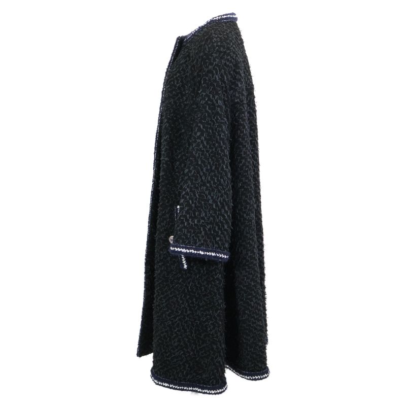 Chanel 22AW P73170v64561 Bijoux Button Tweed Long 36