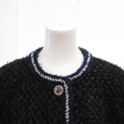 Chanel 22AW P73170v64561 Bijoux Button Tweed Long 36