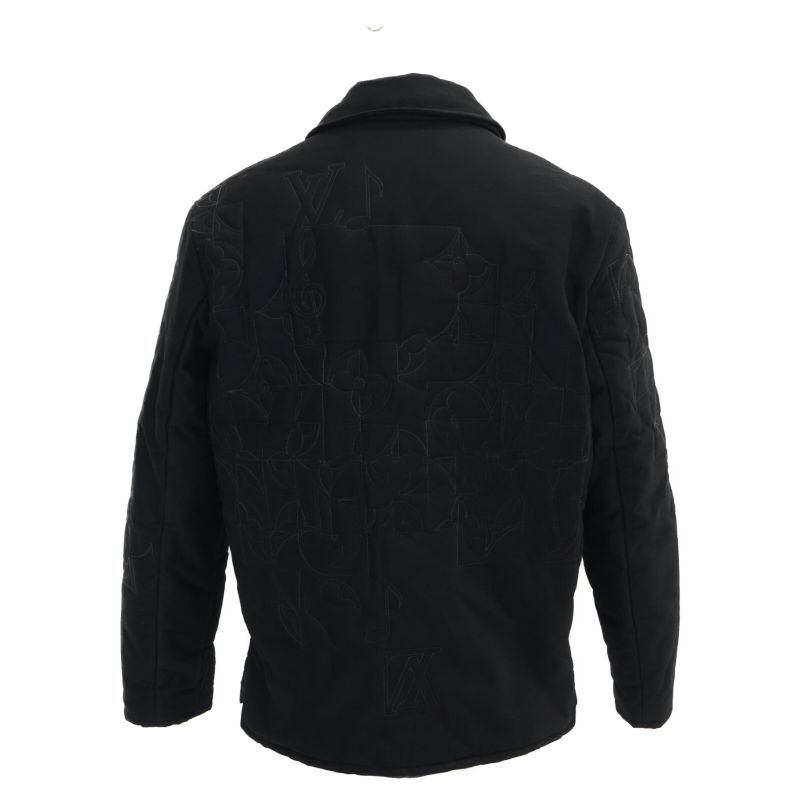 Louis Vuitton 23SS Rm2319 SS9 Hob08w LV Music Line Embroidered Quilted Over